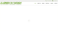 Desktop Screenshot of greenbydesignmarketing.com